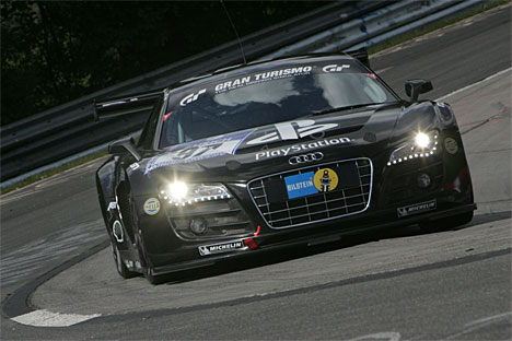 Tredie pladsen gik til Team ABT Sportsline med den bedst placerede Audi R8 LMS